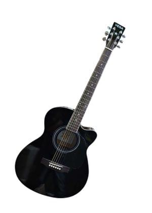 1561376663560-Vega VG40BK 40 Inch Linden Wood Acoustic Guitar. 3.jpg